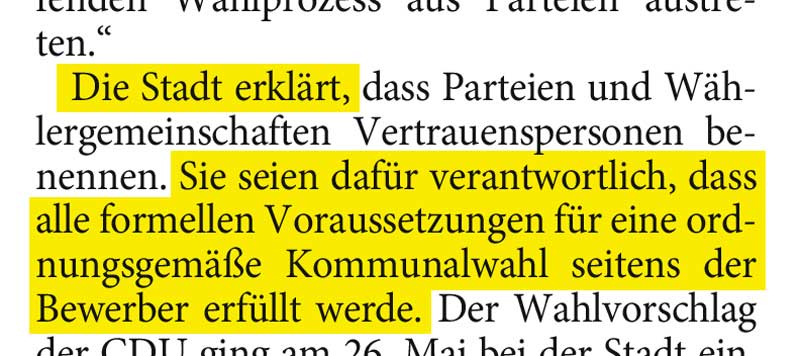 Ausschnitt Mindener Tageblatt vom 14. August 2025