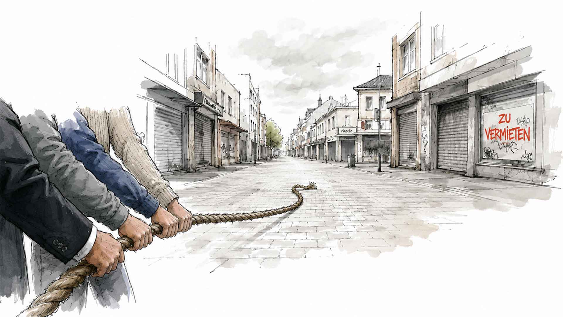 Metapher als Bild: Alle ziehen an einem Strang – aber was?